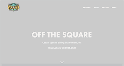 Desktop Screenshot of offthesquarenc.com